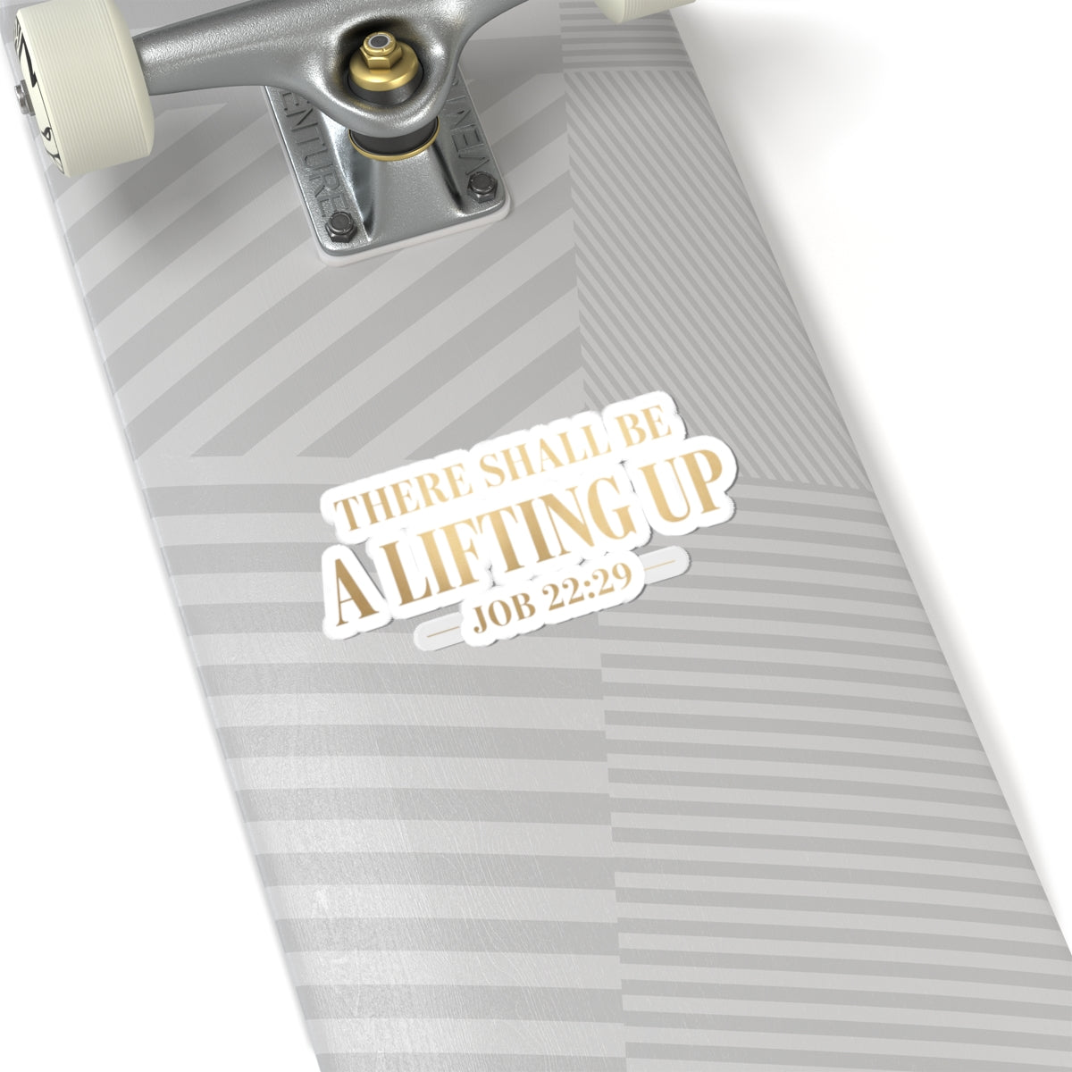 There Shall Be A Lifting Up Sticker – Faith-Inspired Vinyl Sticker | Christian Laptop & Journal Decal